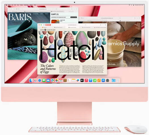Apple 24-inch iMac M3 8C/8C 8GB RAM 256GB Pink MQRD3-INTERNATIONAL VERSION