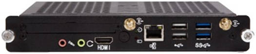 Dahua HiBoard-IPCI5S1 Detachable PC Module, Intel Core 15 6400 Processors, Intel HD Graphics 530, 4GB DDR4 Ram, 128GB NVMe SSD, Built-in WIFI, Bluetooth 4.2, Win10, Black | HiBoard-IPCI5S1
