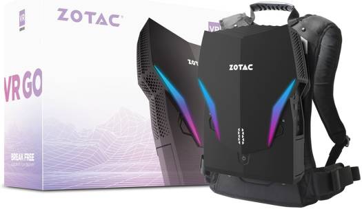 Zotac VR GO 4.0 A2000 VR Backpack PC, Intel Core i7-11800H Processor, 16GB RAM, 512GB SSD, RTX A2000 8GB Graphics, Padded Support, Sweatproof Wearable Materials, Win11Pro, Black | ZBOX-VR7N2000