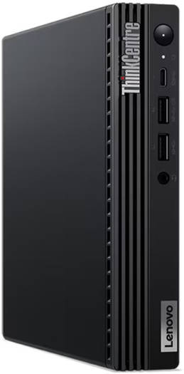 Lenovo ThinkCentre M70q Gen 3 Tiny Desktop PC, Intel Core i5-12400T 4.2GHz, 8GB RAM, 256GB SSD, Integ Intel UHD Graphics 730, USB ENG-ARB K/B & USB Calliope Mouse, Win 11 Pro, Black | 11T3009FGR