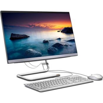 Lenovo AIO 3 23.8" FHD Touch Screen Desktop Computer, Intel Core i7 10700T, 8GB RAM, 1TB HDD, 2GB Graphics, With Keyboard and Mouse, No OS, White | F0EU00ARAX