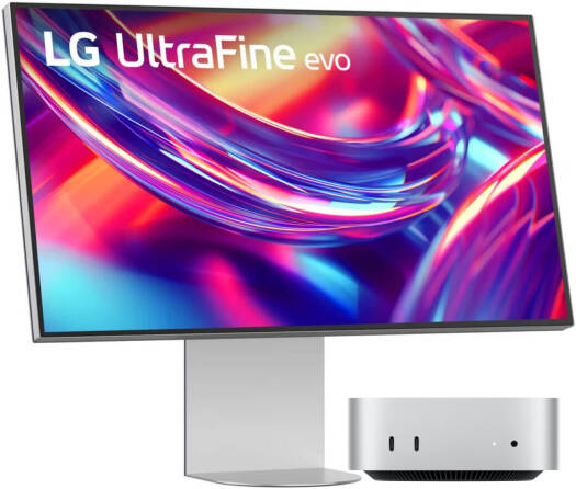 Apple Mac Mini Desktop Computer & LG UltraFine 32U990A 6K Monitor Professional Bundle - Apple M4 Chip, 16GB RAM, 512GB SSD, 32" IPS Black Display, Thunderbolt 5