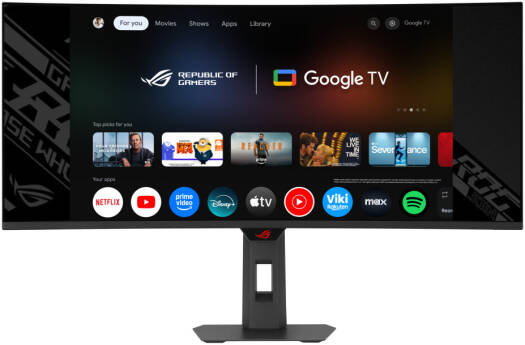 ASUS XG34WCDMTG ROG Strix OLED Curved Gaming Monitor, 34" QD-OLED Display, QHD Resolution, 240Hz Refresh Rate, 0.03ms (GTG) Response Time, FreeSync Premium Pro & G-SYNC, Black | 90LM0B10-B02171