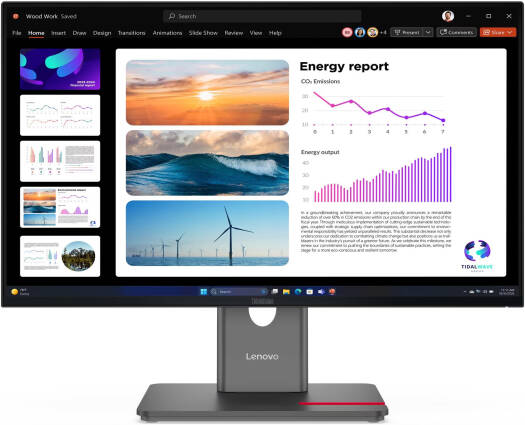Lenovo ThinkVision P24Q-40 Monitor, 24" IPS Display, QHD Resolution, 120Hz Refresh Rate, 4ms (GtG Extreme) Response Time, 16.7 Million Response Time, Raven Black | 64B2GAT1UK