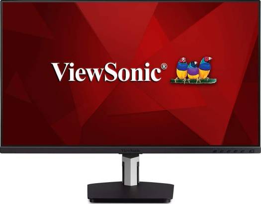 ViewSonic 24 Inch 1080p IPS 10-Point Multi Touch Screen Monitor with Advanced Dual-Hinge Ergonomics USB C HDMI and DisplayPort Out, Black | TD2455