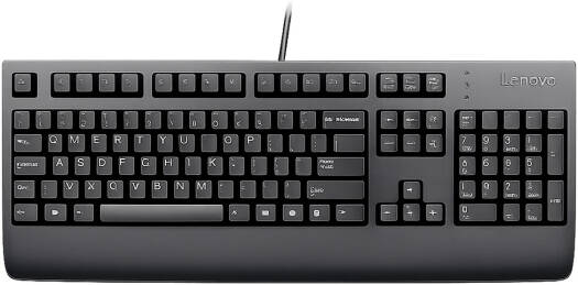 Lenovo Preferred Pro II USB Keyboard, Full-Size Wired Business Keyboard with Numeric Keypad, Arabic Keyboard, Black | 4X30M86920