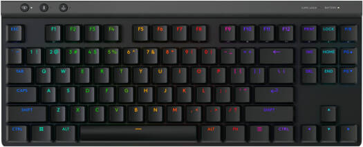 Logitech G515 Gaming Mechanical Keyboard, Lightspeed, Tkl, RGB Backlit, Wireless, USB, Bluetooth, 2.4 Ghz, Qwerty, US Layout, Key Switch Gl Tactile, Black | 920-012580