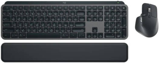 Logitech Master Series MX Keys S Combo, MX Master 3S, MX Keys S & MX Palm Rest, Backlit keyboard, Precision Typing, For Comfort And Stability, 8K DPI Mouse Eng-Arabic | MX Keys S Combo