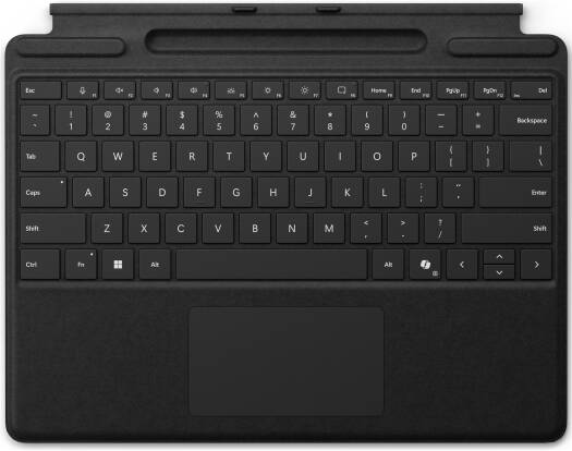 Microsoft Surface Pro Keyboard 11th Edition With Pen Storage, Compatible with 11th Edition, Surface Pro 10 for Business, Surface Pro 9, Surface Pro 8, Surface Pro X, Black | 8XA-00182