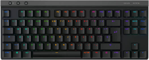 Logitech G G515 Gaming Mechanical Keyboard, Lightspeed, Tkl, RGB Backlit, Wireless, USB, Bluetooth, 2.4 Ghz, Qwerty, UK Layout, Key Switch Gl Tactile, Black | 920-012538