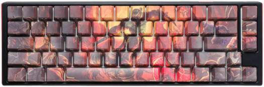 Ducky One 3 SF DOOM Edition 65% Hot-Swappable Mechanical Keyboard, RGB, Cherry MX Red Switches, Black | DKON2167ST-SUSPDDMAARC1