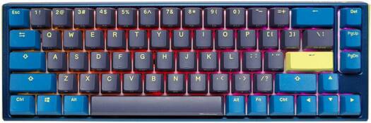 Ducky One 3 Daybreak 65% SF Mechanical Keyboard, Cherry MX Blue Switches, Hot Swappable, RGB, Detachable USB C, Blue | DKON2167ST-CARPDDBBHHC1