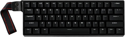 AULA Win60 He Magnetic Keyboard, 61 Keys, 60% Layout, GrayWood Magnetic Switch, Hot-Swappable, Magnetic Hall Effect Switch, 0.02 Switch Accuracy, 8000Hz Polling Rate, Black | Win60 He
