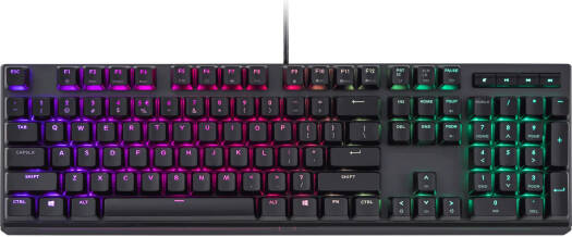Cooler Master MasterKeys MK750 RGB Mechanical Gaming Keyboard, Cherry MX Red Switch, Macro Record On-The-Fly System, USB 2.0 Connector, English Layout, Gunmetal Black | MK-750-GKCR2-US
