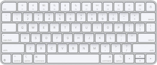 Apple Magic Keyboard, USB-C Port, Wireless and Rechargeable, Pairs Automatically with Mac, English Layout, Mac with Apple Silicon Using MacOS 15.1 or Later, Silver | MXCL3LL/A
