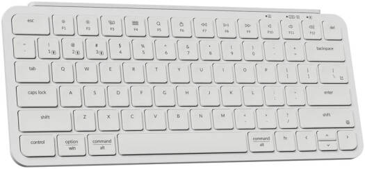 Keychron B1 Pro Ultra-Slim Keyboard, Wireless Bluetooth 5.2, 2.4 GHz, 1000 Hz Polling Rate, English Layout, Ivory White | B1P-K8