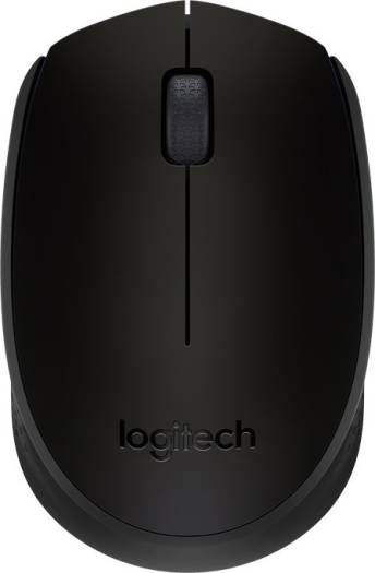 Logitech M171 Wireless Mouse, Smooth Optical Tracking, Ambidextrous Design, 2.4GHz Wireless, Black | 910-004424