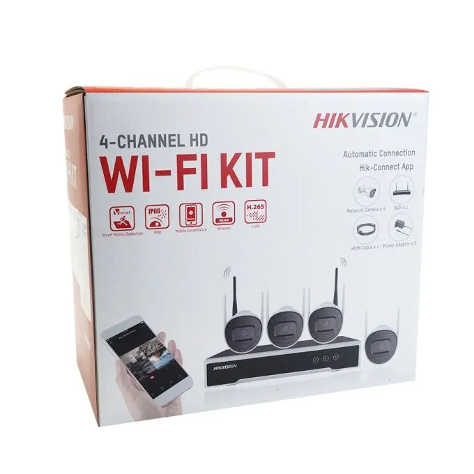Wi-Fi kit Hikvision 4 Channel HD 2MP