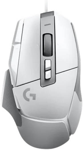 Logitech G502 X Wired Gaming Mouse, Lightforce Switches, 100 – 25,600 dpi Resolution, HERO 25K Sensor, 13 Programmable Controls, 40G2 Acceleration, 5 Onboard Memory Profiles, White | 910-006144