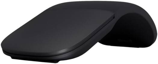 Microsoft Surface Wireless Arc Mouse, Ultra Thin & Ultra Light, 1000 DPI BlueTrack Sensor, Smooth & Elegant Design, Up to 6 Months Battery Life, Windows/Mac, Black | CZV-00101 / CZV-00097 / CZV-00104