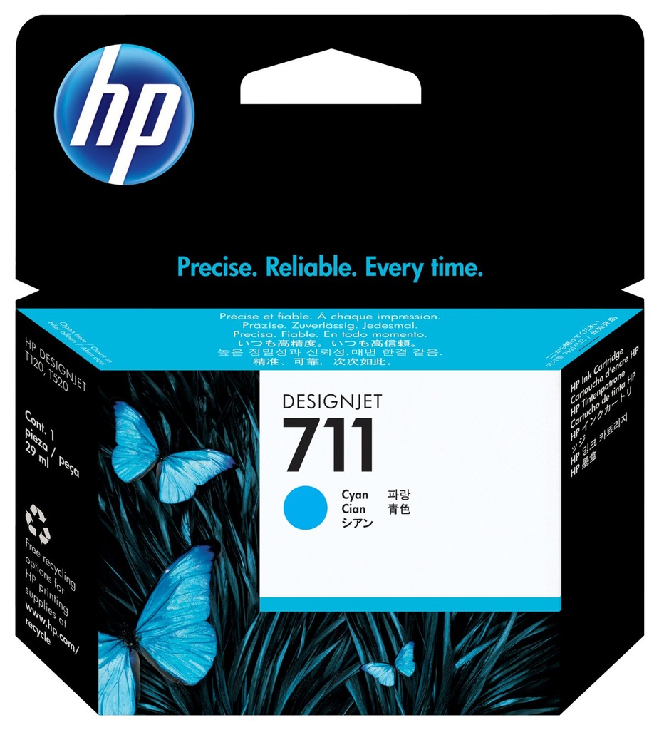 Cartouche d'encre 711 Cyan
