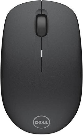 Dell WM126 Wireless Mouse, 1000 dpi Movement Resolution, 3 Buttons, One AA Alkaline Battery & 12 Months Battery, Life Black | 570-AAMH