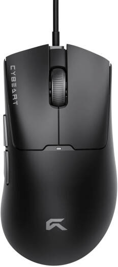 Cybeart Ghost Wired Gaming Mouse, Ultra Responsive RGB Backlit Mouse with Adjustable DPI Up to 12,800, 7 Programmable Buttons, Ergonomic Design & 1ms Response, Black | MC-GHOST-CYB01