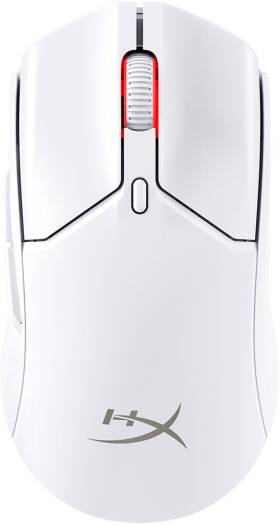 HyperX Pulsefire Haste 2 Mini Wireless Gaming Mouse, Ultra-Light 59g, HyperX 26K Sensor up to 26,000 DPI, Dual Wireless (2.4 GHz & Bluetooth), 100h Battery, 6 Programmable Buttons, White | 7D389AA