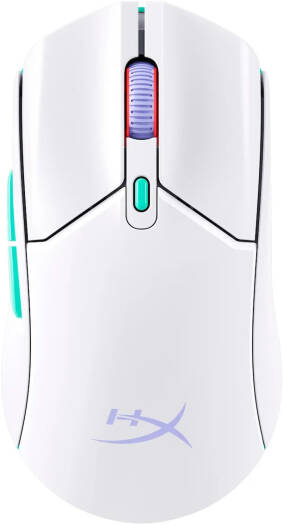 HyperX Pulsefire Haste 2 Core Wireless Gaming Mouse, Up to 12000 DPI, Speed of 300 IPS, 35G Acceleration, Polling Rate Up to 1,000Hz, TTC Gold Switch, White | 8R2E7AA