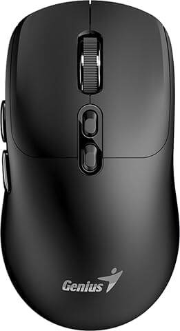 Genius Mouse NX-8000S BT Wireless Bluetooth Silent Mouse with Copilot (Noble Black)