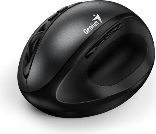 Genius Mouse Ergo 8300S Wireless Vertical Ergonomic Silent Mouse (Black)