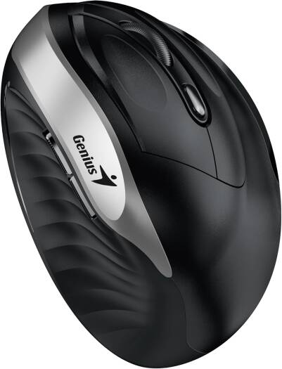 Genius Ergonomic WIR. Ergo 8250S Vertical + wrist rest Silver Grey/Blak