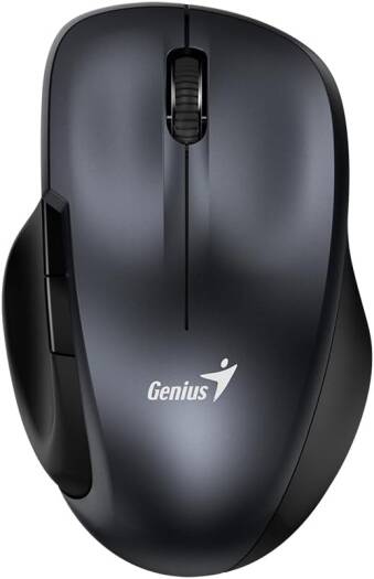 Genius Ergo 8200S Wireless Mouse, Ergonomic Design, Silent Click, Brown (IRON GRAY)