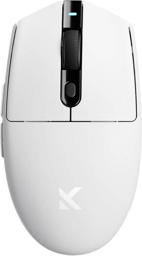 MCHOSE G3 Ultra (Dual 8K) Wireless Gaming Mouse, Up to 26000 DPI, OMRON 100Million, TTC Gold Wheel, Wired 8K + Wireless 8K Polling Rate, PAW 3395, Wired/2.4G/Bluetooth, 500mAh, White | G3-6A