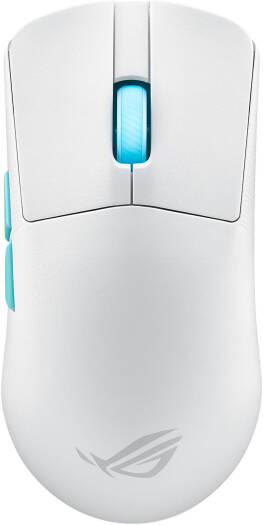 Asus P713 ROG Harpe Ace Aim Lab Edition Wireless Gaming Mouse, 88 Hour Battery Life, Speednova Technology, 36000 DPI Sensor, 70M Click Durability, 1000hz Rolling Rate, White | 90MP02W0-BMUA10