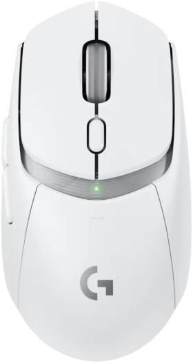 Logitech G309 Lightspeed Wireless Gaming Mouse, Ambidextrous Design, HERO 25K Sensor, 25,600 DPI Resolution, Zero Smoothing / Acceleration / Filtering, 86g Lightweight Design, White | 910-007208