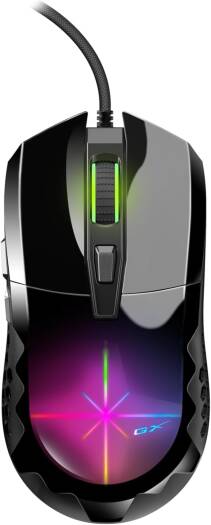 Genius Gaming Mouse Scorpion M715, USB, 7200 DPI, 6 Programmable Buttons And Built-In Memory, Breathing RGB Light, Compatible With Laptop, Desktop, Black | Scorpion M715