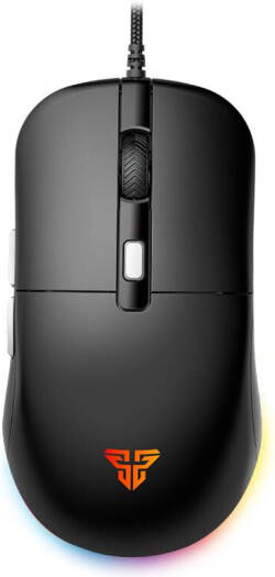 Fantech VX9S Kanata Wired Gaming Mouse, RGB Lighting, 60 IPS Speed, 20G Acceleration, A725F Chipset, Adjustable 400-7200 DPI, Huano 10 Million Switch, Black | VX9S-BLACK
