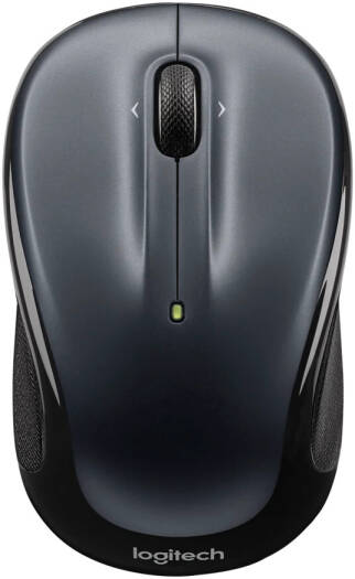 Logitech M325S Wireless Mouse, Compact Design, Plug And Play, High Compatibility, High Quality, Small And Portable, Dark Silver | M325S