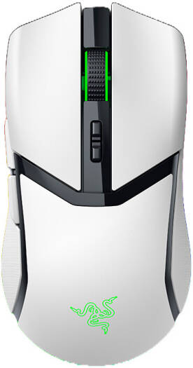 Razer Cobra Pro Wireless Gaming Mouse, Razer Chroma RGB, Focus Pro 30K Optical Sensor, Up to 30000 DPI, 8 Programmable Buttons, Speedflex Cable USB Type C, White | RZ01-04660200-R3G1