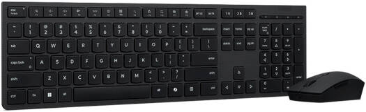 Lenovo Wireless Rechargeable Keyboard & Mouse Combo, Dual Mode 2.4GHz Bluetooth, English-Arabic Layout | 4X31R64353