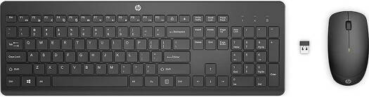 HP 230 Wireless Keyboard and Mouse Combo Set, 1600 Dpi, English Layout, Black | 18H24AA#ABB