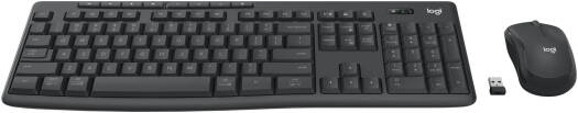 Logitech MK370 Wireless Keyboard & Mouse Combo for Business, Full-Size Keyboard, Silent Touch Mouse, Logi Bolt & Bluetooth Connectivity, Spill-Resistant, 1000 DPI, Long Battery Life | 920-011887