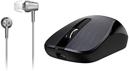 Genius Mouse Combo with Headset Mh-8015 Smart Eco Hairline Metallic Rechargeable With Smart Genius App, Iron Gray