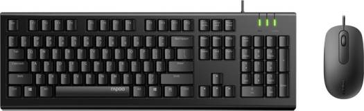 Rapoo X120Pro Wired Desktop USB Keyboard & Mouse Combo (English & Arabic) | 18655