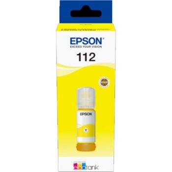 Epson 112 EcoTank Pigment Yellow Ink Bottle Compatible With EcoTank L6550, L6580, L6570, L6490, L15160, L15150, L11160, M15140 | C13T06C44A