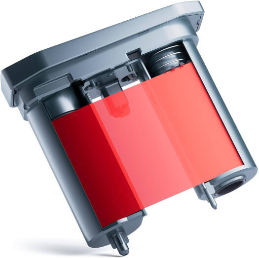 NIIMBOT Large Width Thermal Ribbon, Replacement Ink Ribbon, Compatible with M2 Label Printers, Colour Printing Film, Waterproof and Durable, Red | 1EH00023201