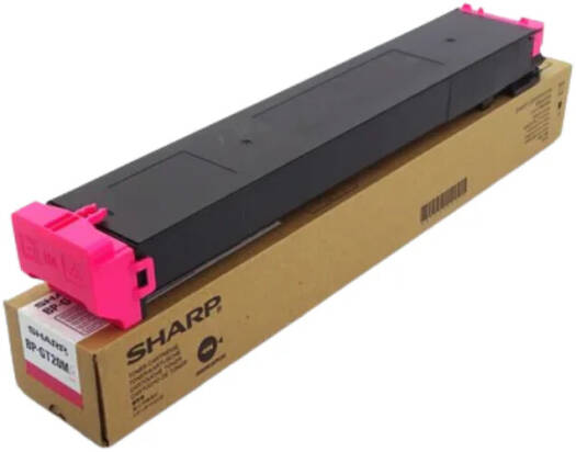 Sharp BP-FT20 Toner Cartridge Standard Capacity for Sharp BP-20C20T / BP-20C25T Color MFP Printers, Magenta | M BP-FT20