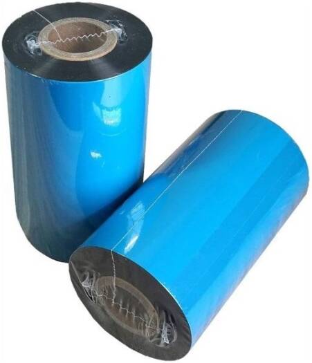 Thermal Transfer Wax Ribbon Roll Width 110mm x 300m Barcode Printing Ribbon for Printer