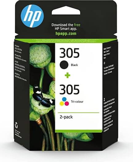 HP 305-3YM61AE/3YM60AE Multipack Original Ink Cartridges Black and Three Colours